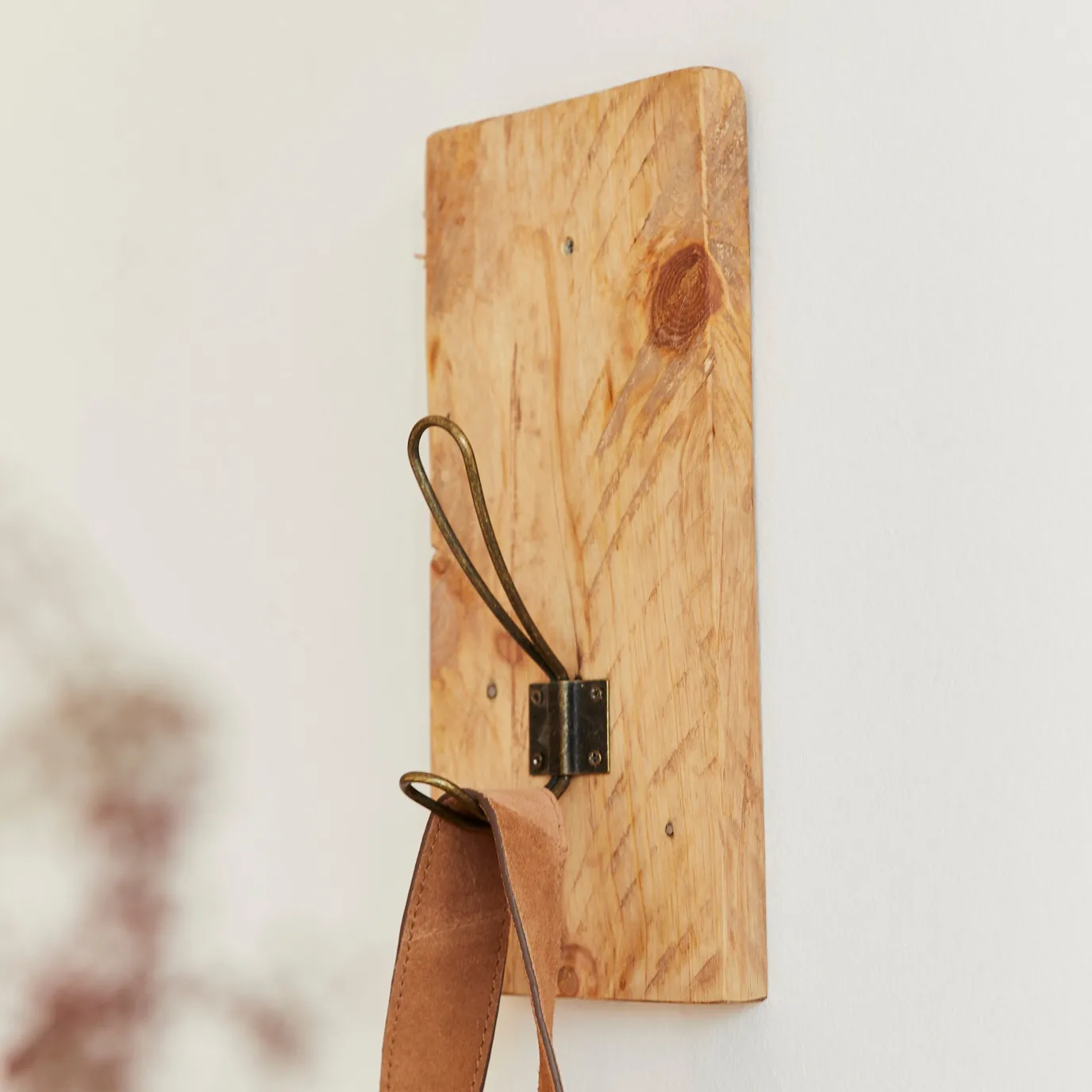 Hannun Colgador Holin madera recuperada