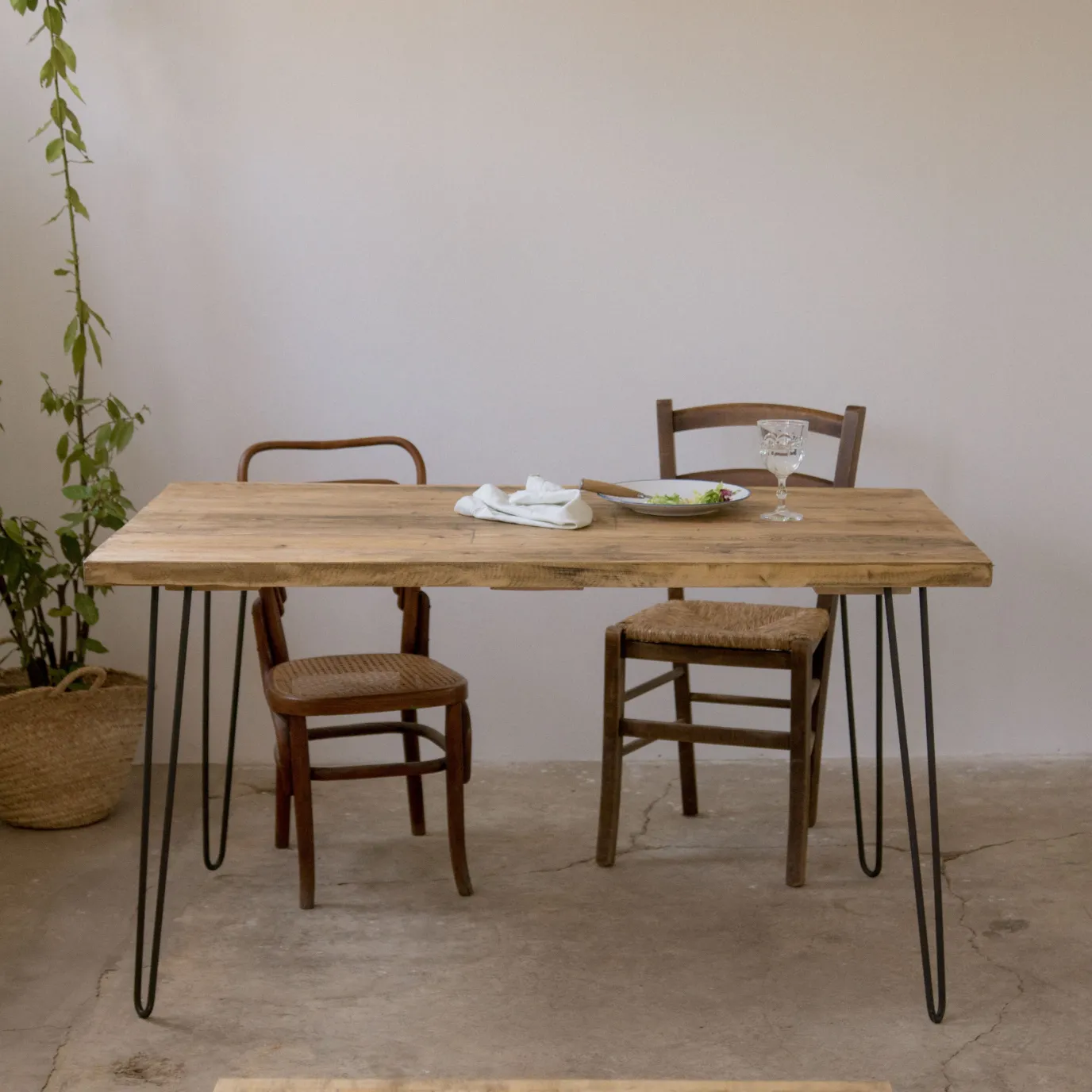 Hannun Mesa de comedor Yorel madera recuperada